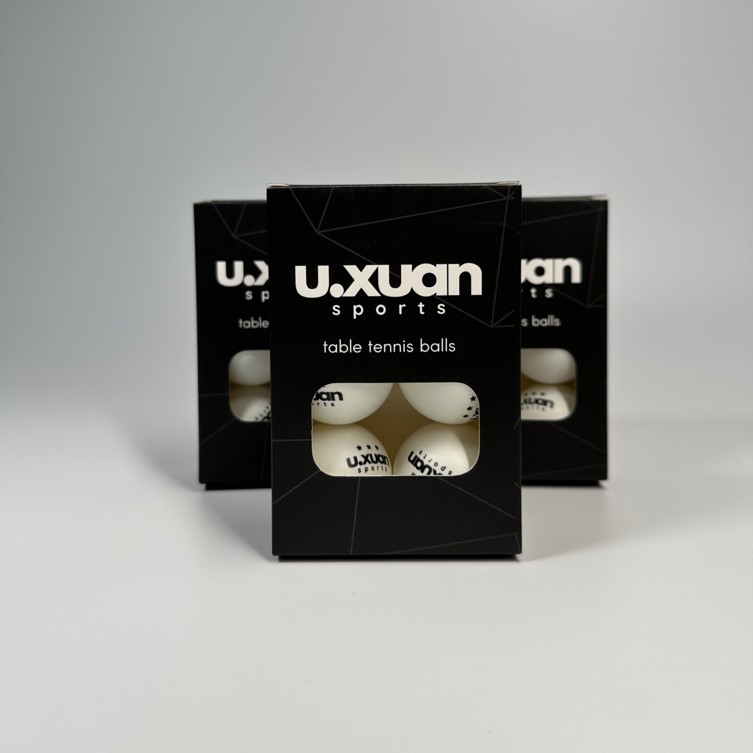 Uxuan Sports Table Tennis Balls | 6pk-3 Star