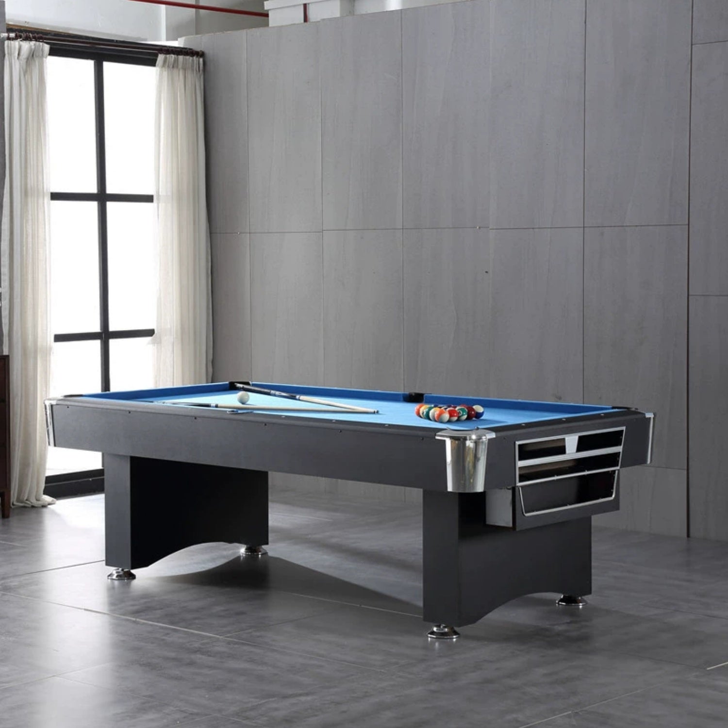 Winner Luxury 8FT Pool Table-2IN1 |No Assembly Required