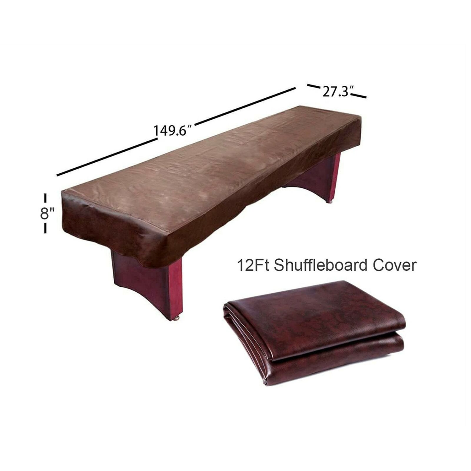 12FT Shuffleboard Table Cover-Heavy Duty