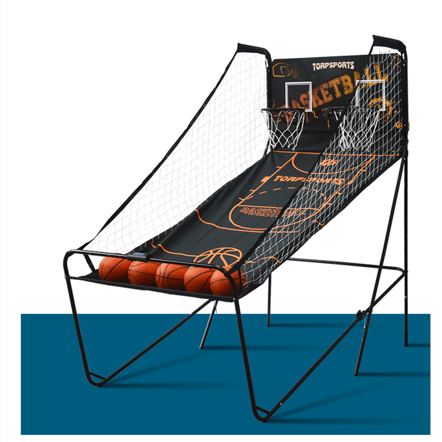 Arcade Foldable Basketball Game Electronic 2 Players Uxuan Sports