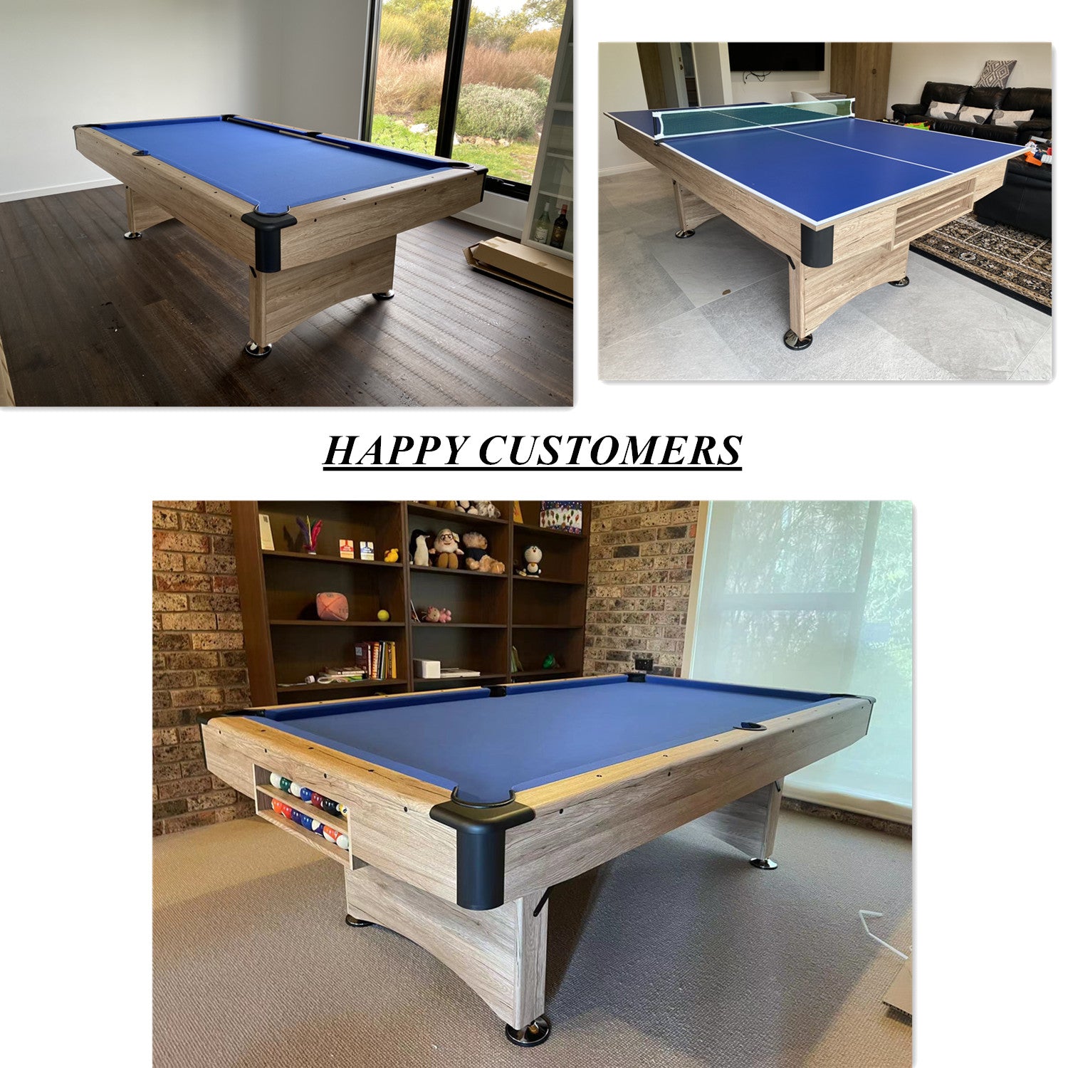 Bosco 8FT Dining Pool Table-3 IN 1 Foldable |No Assembly Required ...