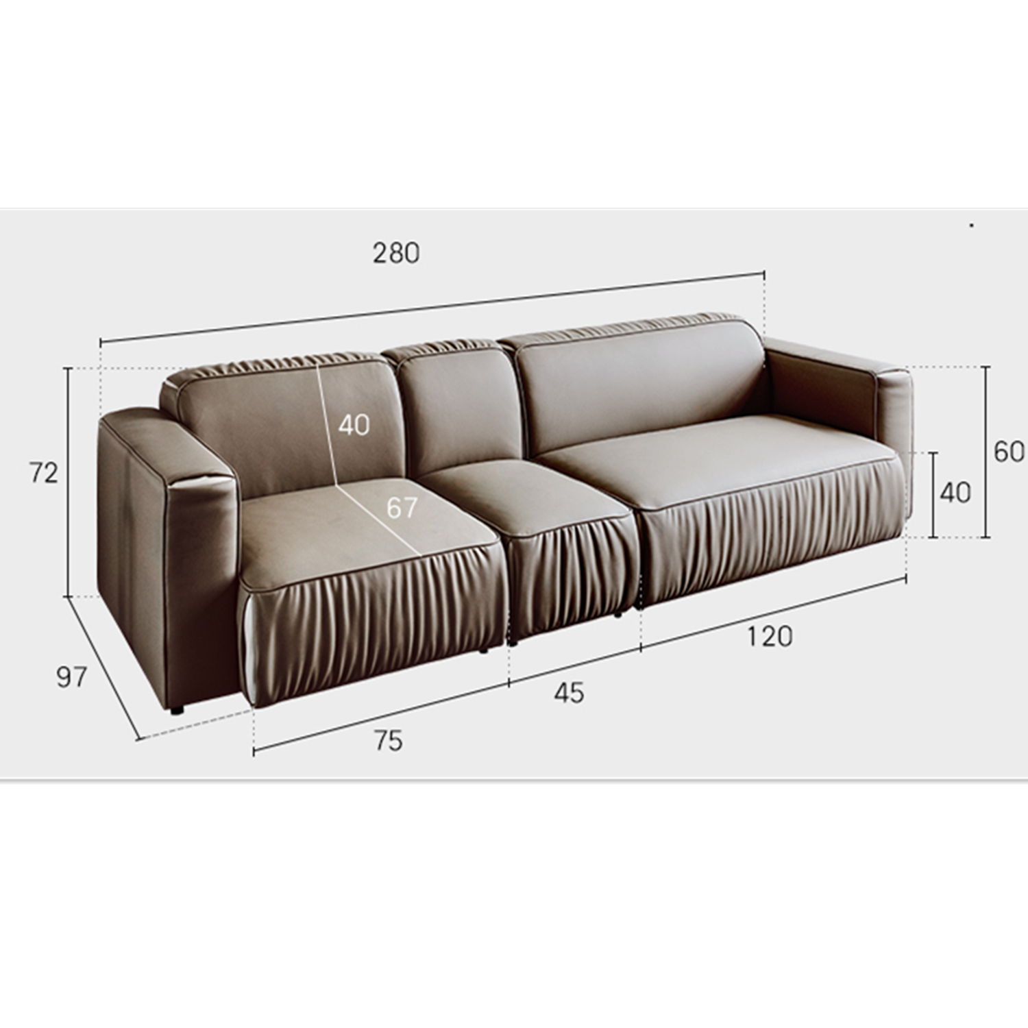 Hartley Sofa - 3 Seater/4 Seater-Custom Made