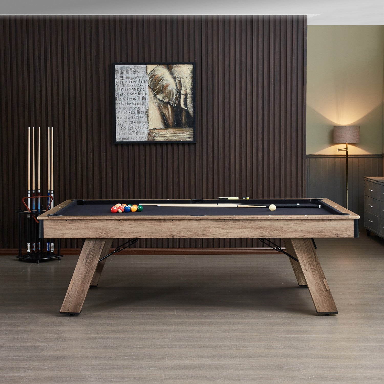 Hepburn Dining Pool Table- 7FT 3IN1 Green