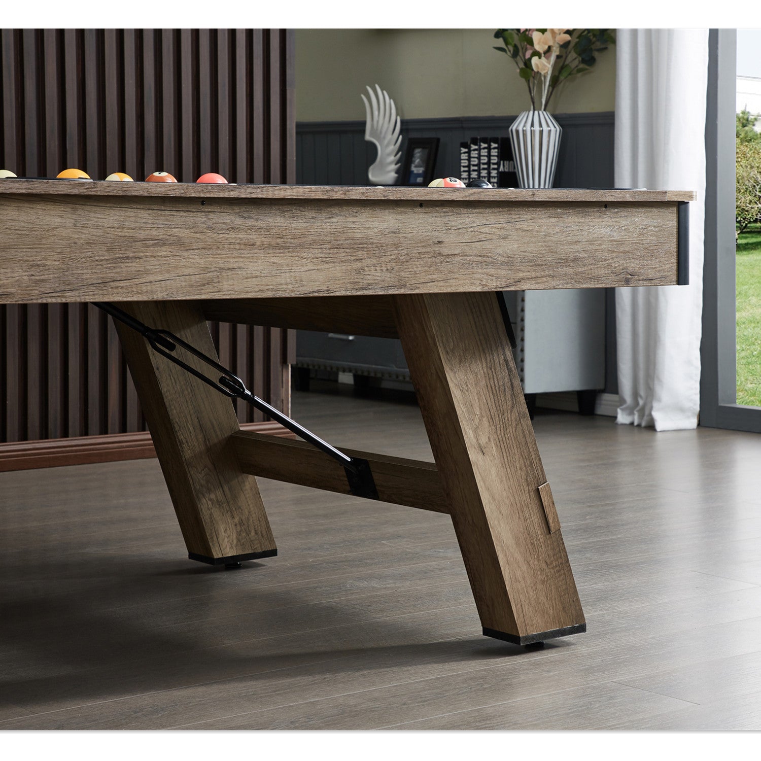 Hepburn Dining Pool Table- 7FT 3IN1 Green