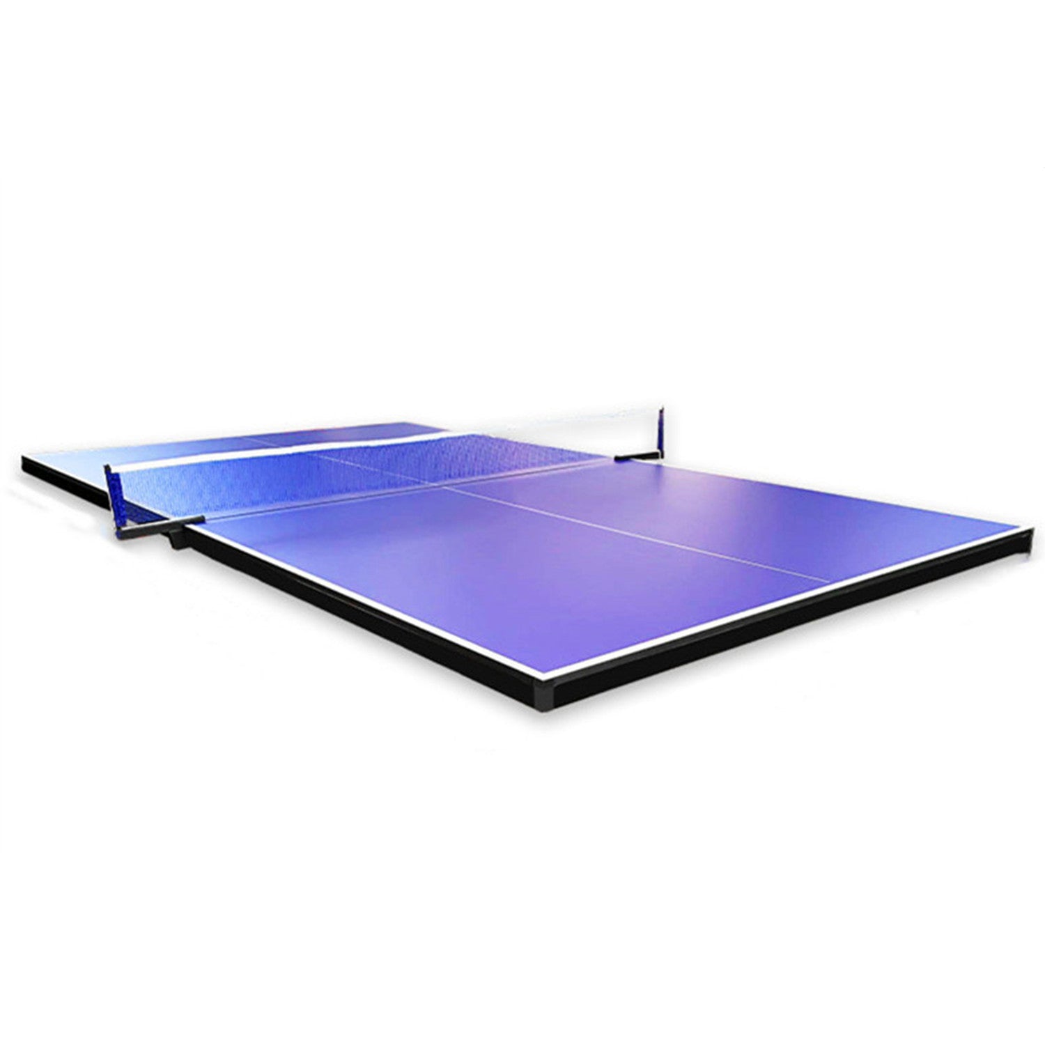16mm Standard Ping Pong Table Tennis Top for Pool Billiard Table w Bats Balls