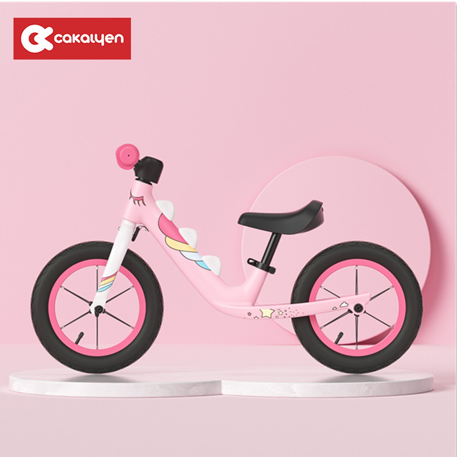 Kids Balance Bike- Pink Stego
