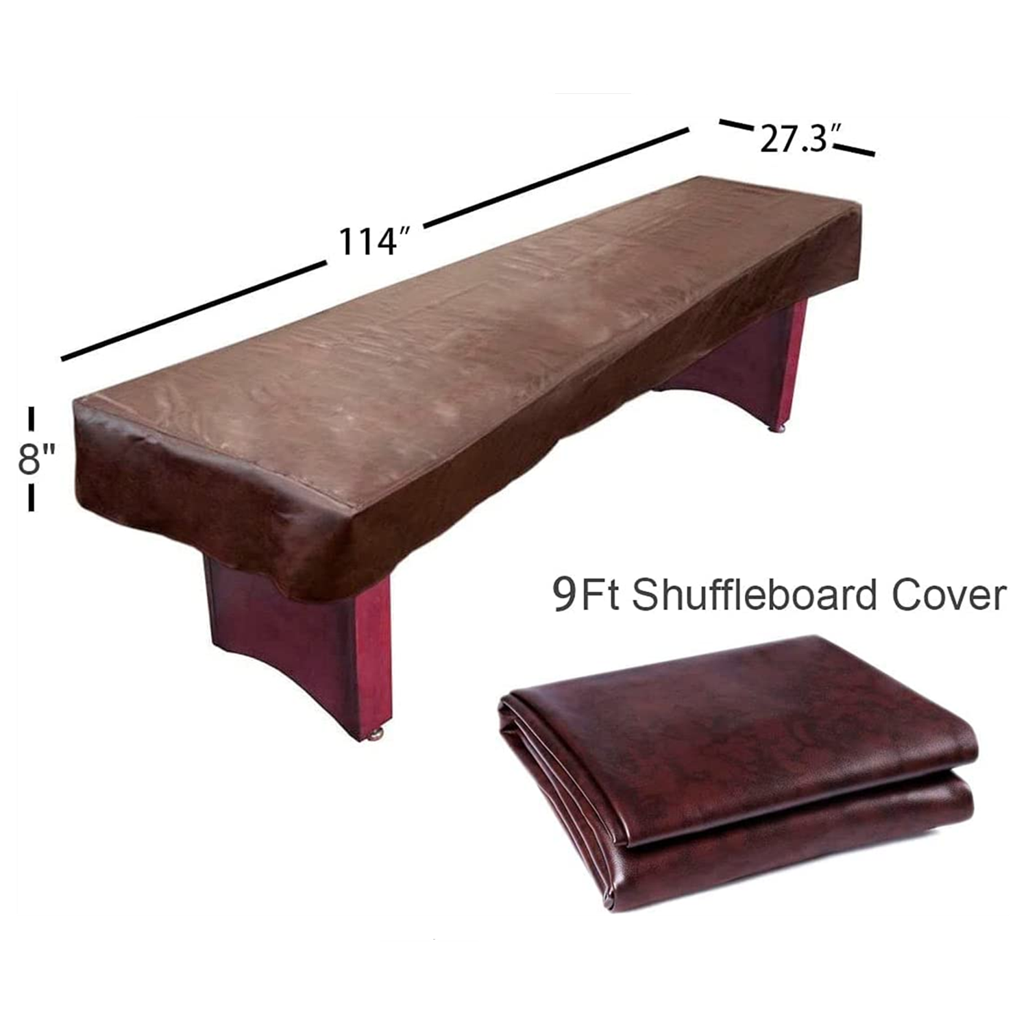 9FT Shuffleboard Table Cover-Heavy Duty