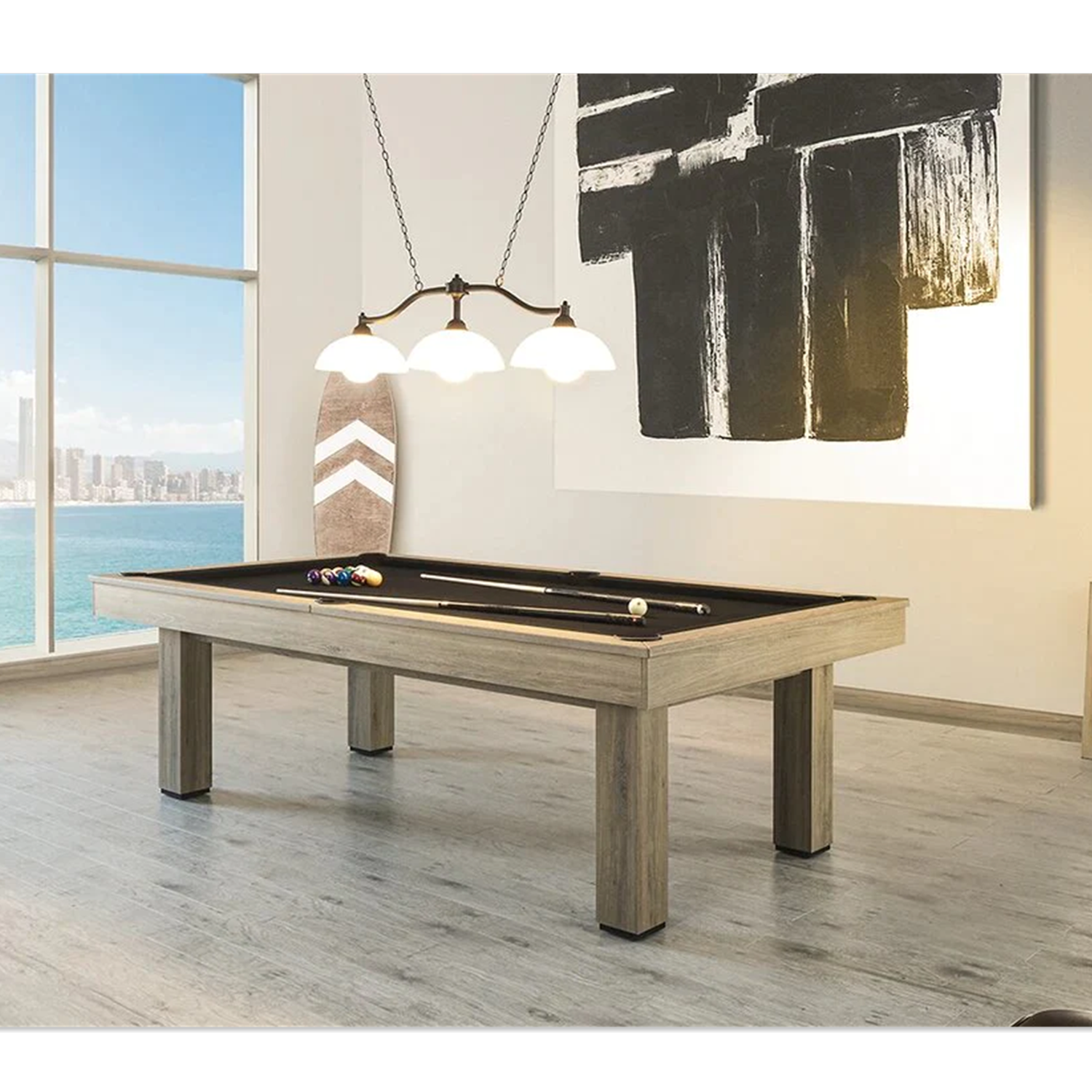 Zandra Dining Pool Table-3IN1 8FT – Uxuan Sports