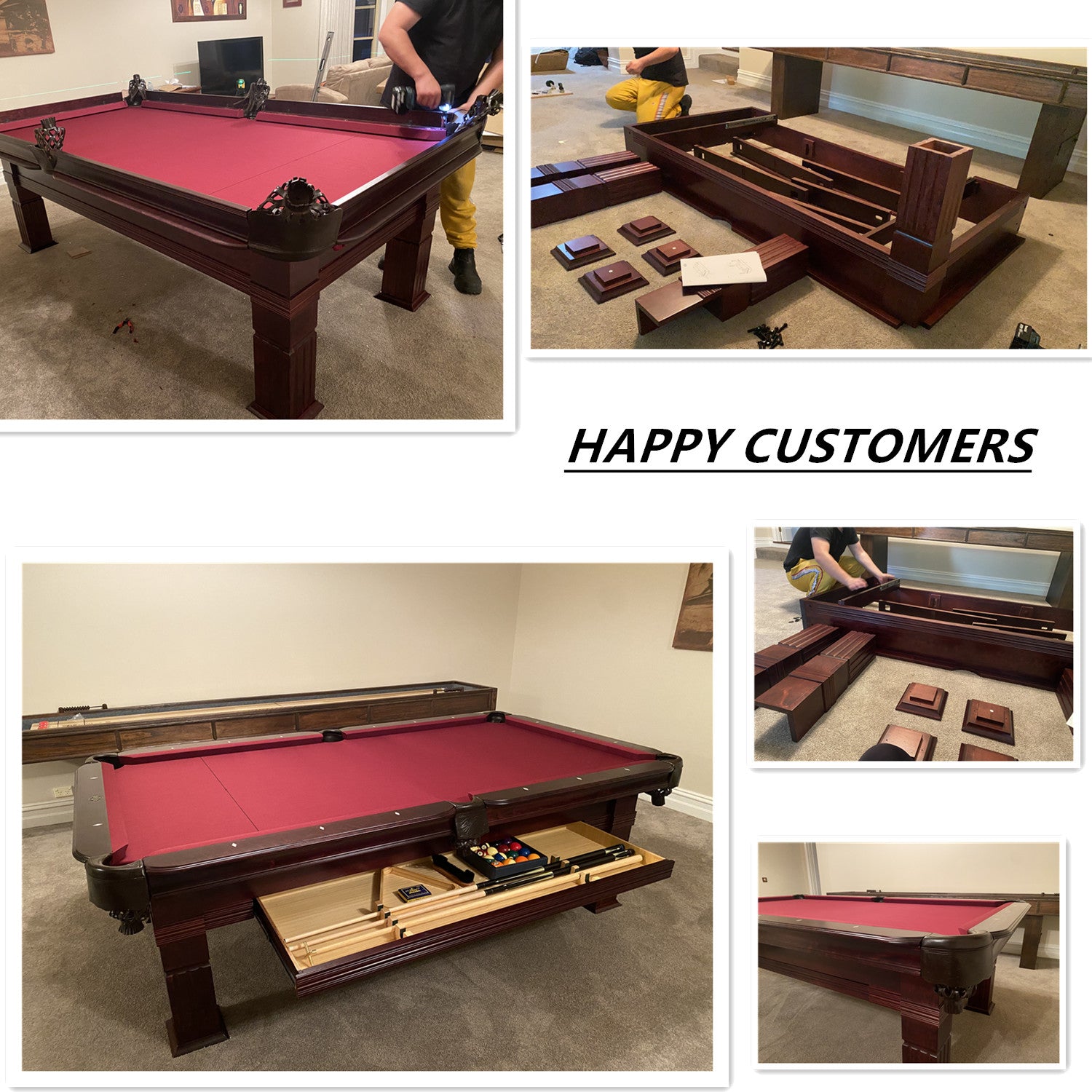 Pool Table Slat 8FT Slate Pool Tables Australia | Uxuan Sports